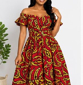 Robe Wax Femme Élégance