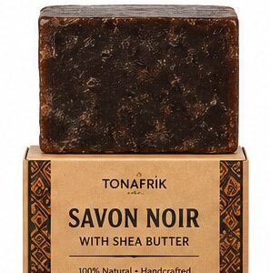 Savon Noir Africain au Beurre de Karité 170g